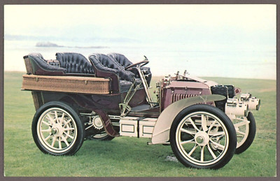 1901 Panhard et Levassor Tonneau Automobile Classic Car Postcard