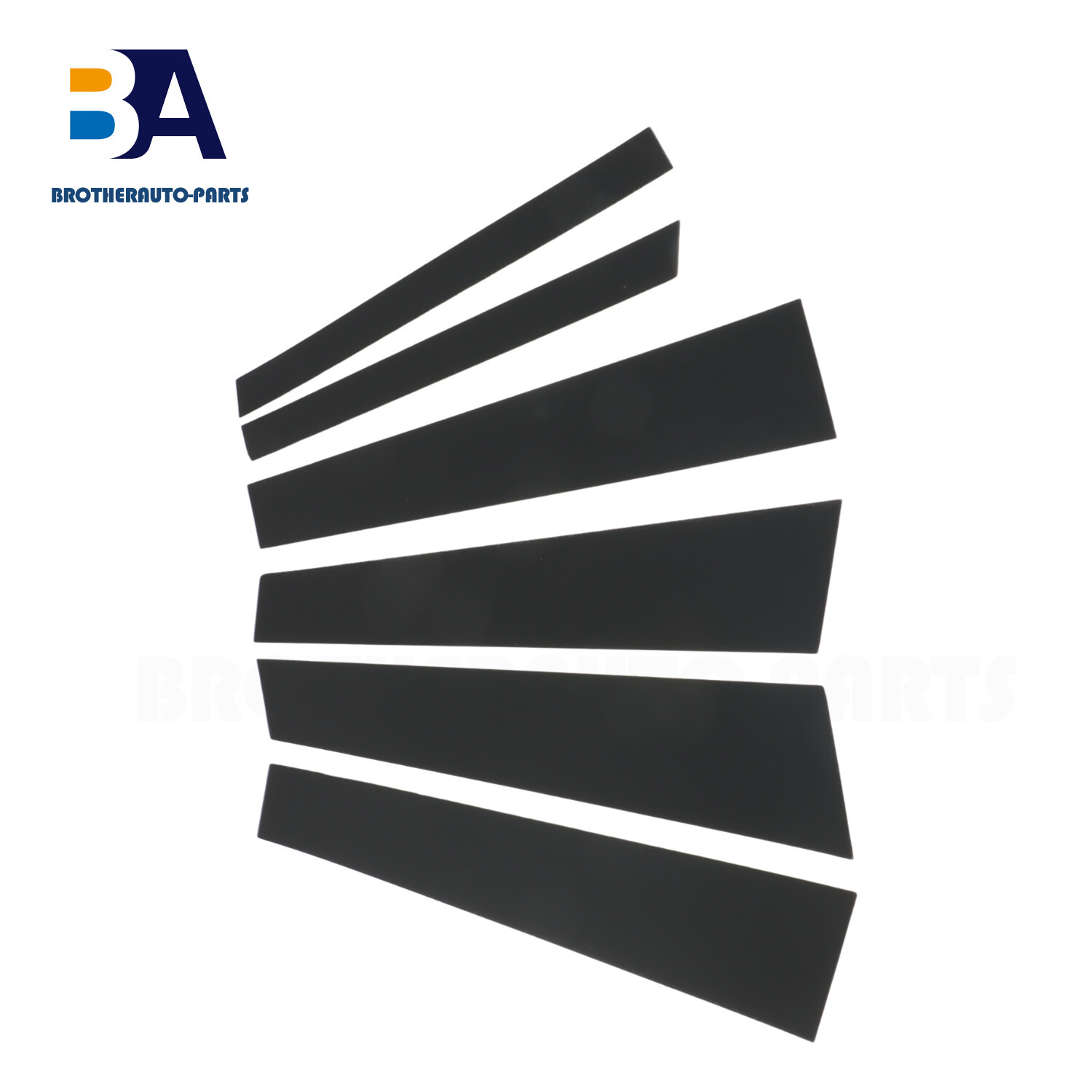 Glossy Piano Black Pillar Post Covers for 97-03 BMW 5-Series 525i 528i 530i 540i