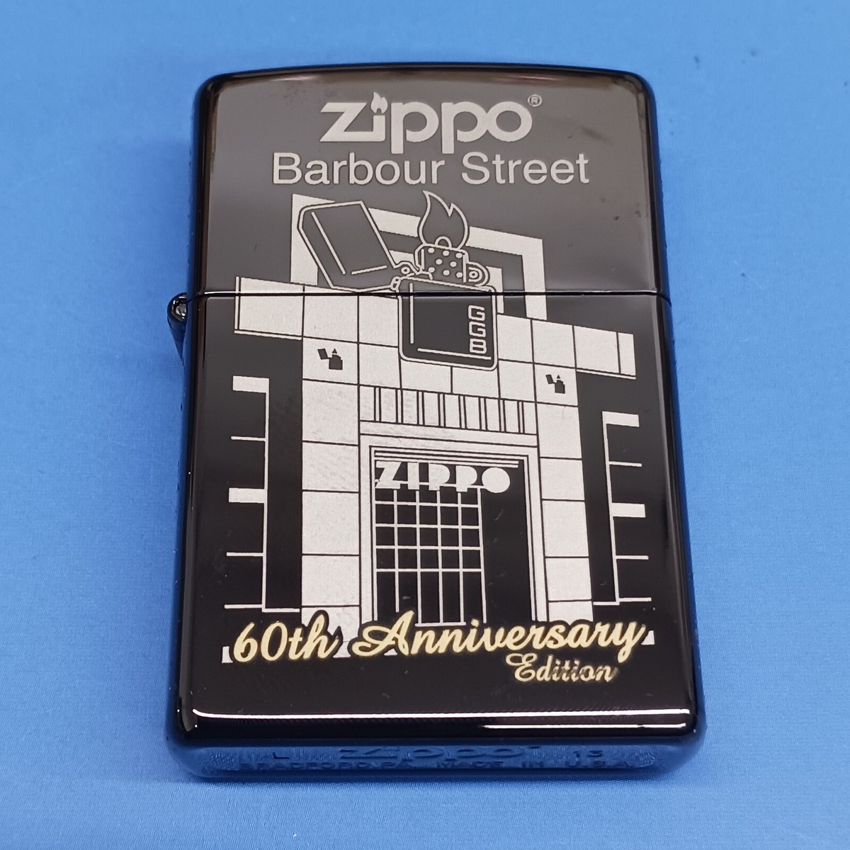 Zippo 60th Anniversary Barbour Street Black Ebony 28790 | eBay