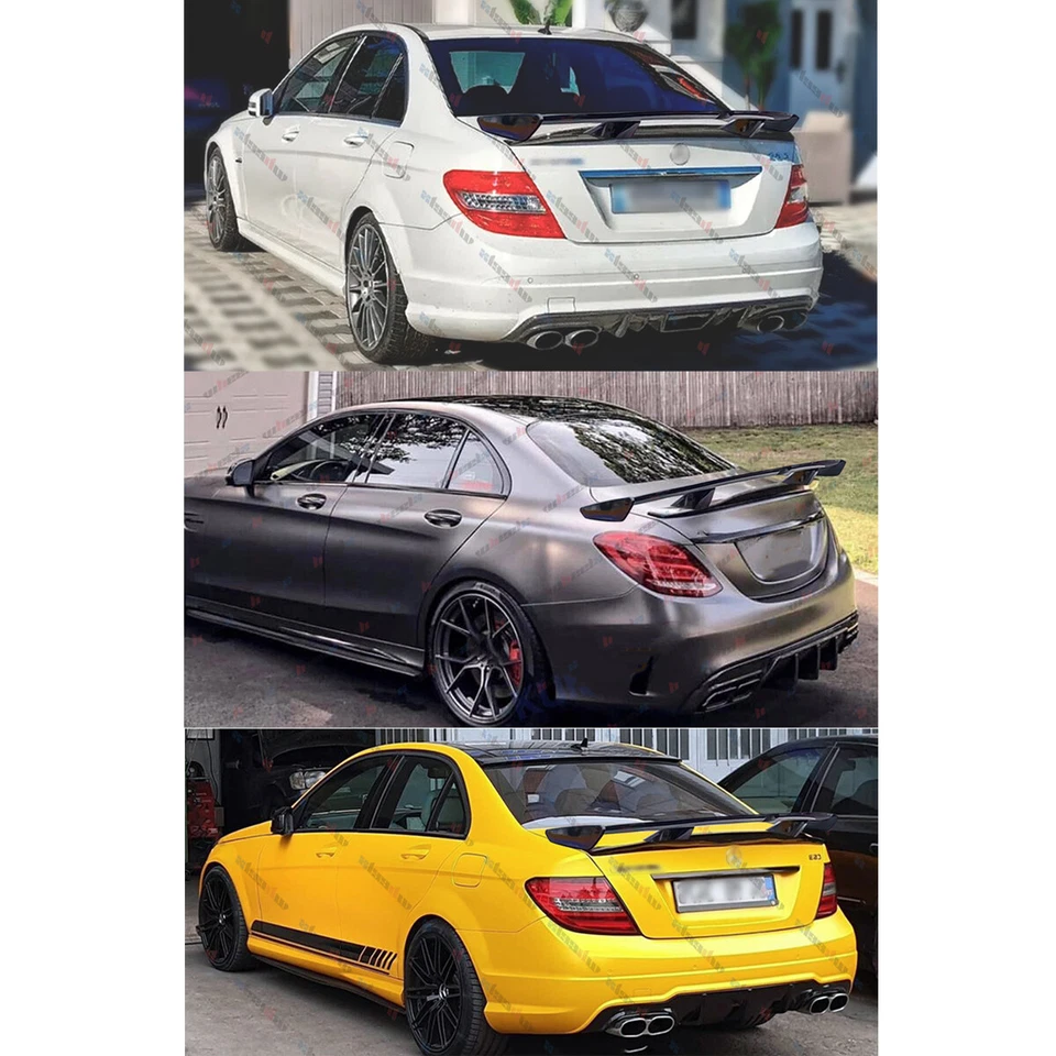 54" Gloss Blk Rear Trunk Spoiler GT Style Wing For Mercedes Benz SL55 SL63 SL500 - Image 2 of 4