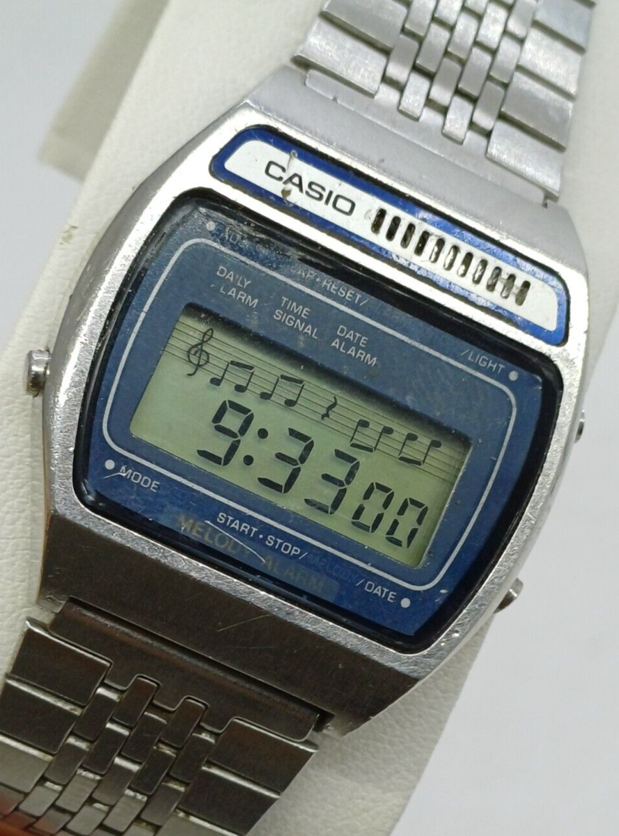 RARE VINTAGE CASIO 82 H104 MELODY ALARM DIGITAL WATCH JAPAN RARE VINTAGE CASIO 82 H104 MELODY ALARM DIGITAL WATCH JAPAN