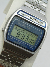 RARE VINTAGE CASIO 82 H104 MELODY ALARM DIGITAL WATCH JAPAN 1980 SS WORKING