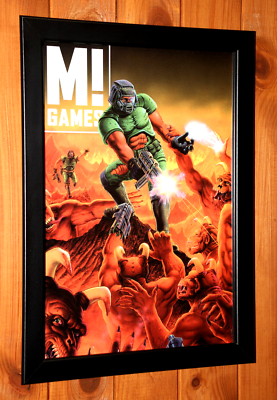 Doom video game Bethesda PlayStation Xbox One Small Poster / Ad