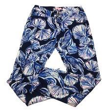 Lilly Pulitzer Kelly Skinny Ankle Pants Reel Life Koi Fish Pants Women's Size 6