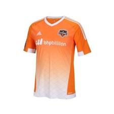 Houston Dynamo MLS Adidas Youth Orange Official Climalite Team Replica Jersey