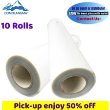10 Rolls Waterproof Inkjet Milky Transparency Film for Silk Screen 17" x 100FT
