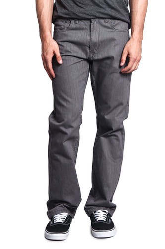 Victorious Men's Straight Fit Color and Raw Denim Jeans DL105 - FREE SHIP - Picture 8 of 69