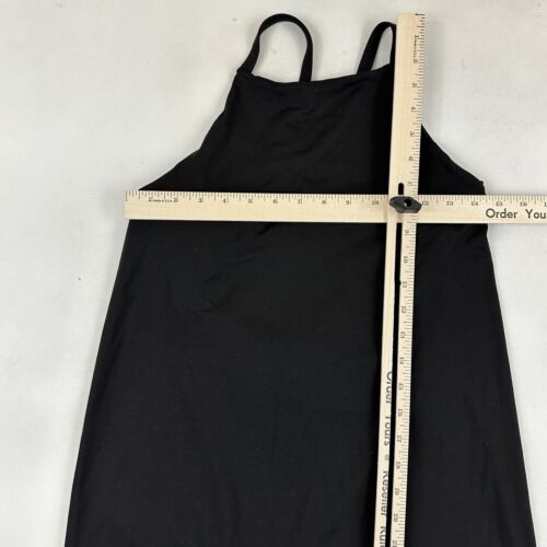 Patagonia Black Sliding Rock Dress Strappy Back Shelf Bra Size S High Neck - Picture 5 of 13