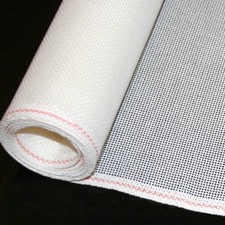 Mono Deluxe Blank Needlepoint Canvas WHITE Zweigart 1 yard YOU CHOOSE MESH SIZE