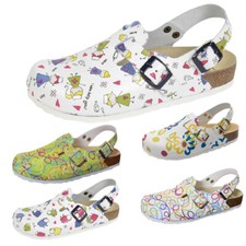 Weeger Clogs Hausschuhe Pantoletten Naturkork Berufsschuh Leder Unisex 41610