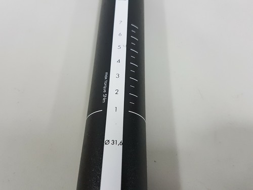 3T Stylus-0 Pro reggisella in alluminio bianco nero ∅31,6/350 mm - Foto 6 di 11
