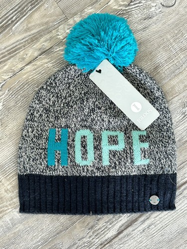 Igloos Pompom Chunky Knit Lined Knit Hat Hope