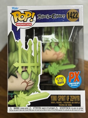 Funko Pop! Black Clover Yuno Spirit of Zephyr GITD PX Exclusive