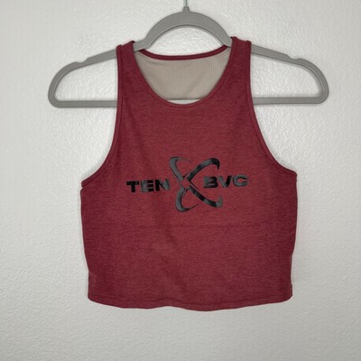 Vuori Elevation Plyo Tank M Red Stretch Athletic Activewear Moisture Wicking