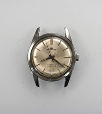 FORTIS Montre Hommes Suisse Argent Acier Inoxydable Eau Preuve 17 Jewels