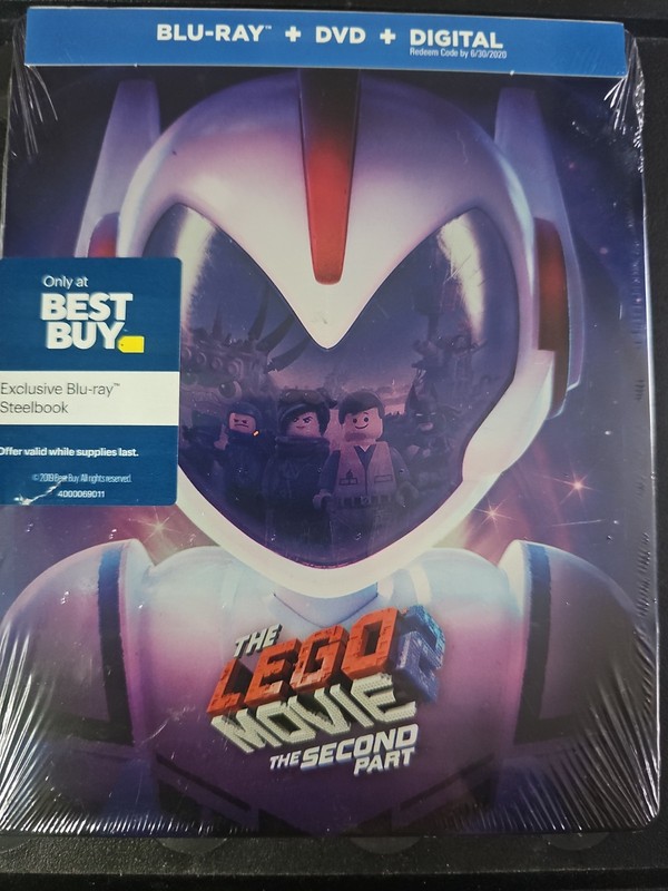 The Lego Movie 2: The Second Part BestBuy Steelbook (Blu-ray+Dvd+Digital) New