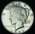 1927 Peace Dollar AU Better Date ~ 26081