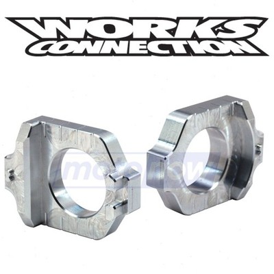 Works Connection Elite Axle Blocks for 2003-2005 Kawasaki KX125 - Drive Axle hv