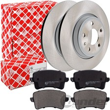 FEBI BREMSSCHEIBEN 300mm + BELÄGE HINTEN für AUDI A4 B8 8K + A5 8T 8F + Q5 8R