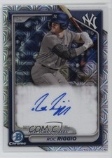 2024 Bowman Chrome Mega Box Chrome Prospect Mojo Auto Roc Riggio #BMA-RR