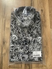 Paul Fredrick Tailored Fit Comfort Stretch NonIron Dress Shirt 17 Patterned New