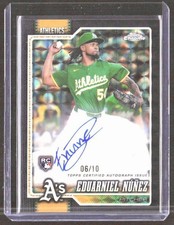 Eduarniel Nunez Chrome 2026 Black /10 Auto