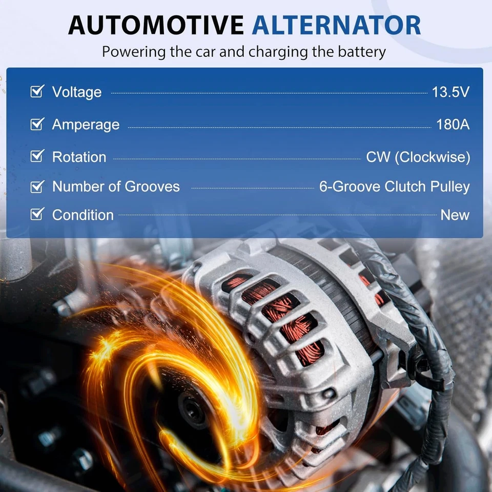 37300-3L060 for Alternator Hyundai Palisade 2020-23 Kia Telluride 2020-22 3.8L - Изображение 3 из 4