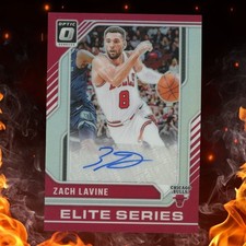 2024-25 Donruss Optic ZACH LAVINE Elite Series Auto /49 #ESS-ZACH