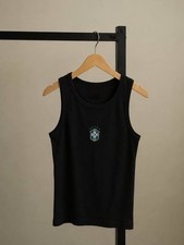 Damen Trägershirt Tanktop schwarz ärmellos ...