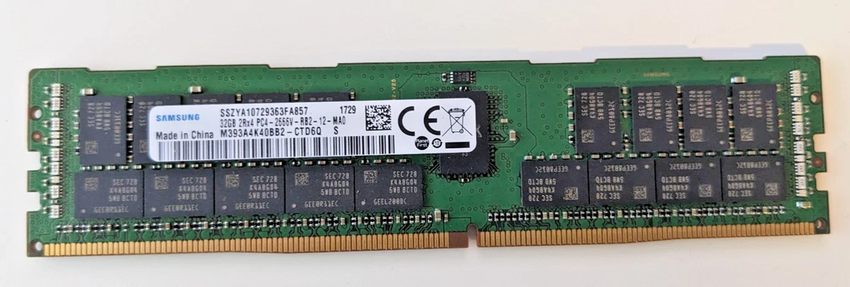 Samsung RDIMM DDR4 SDRAM Memory (RAM) for sale | eBay
