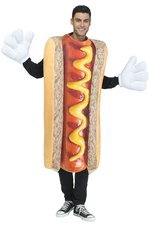PhotoReal Hot Dog Funny Food Adult Costume
