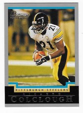 2004 Bowman Rookie Ricardo Colclough Pittsburgh Steelers Football Card #123 RC. rookie card picture