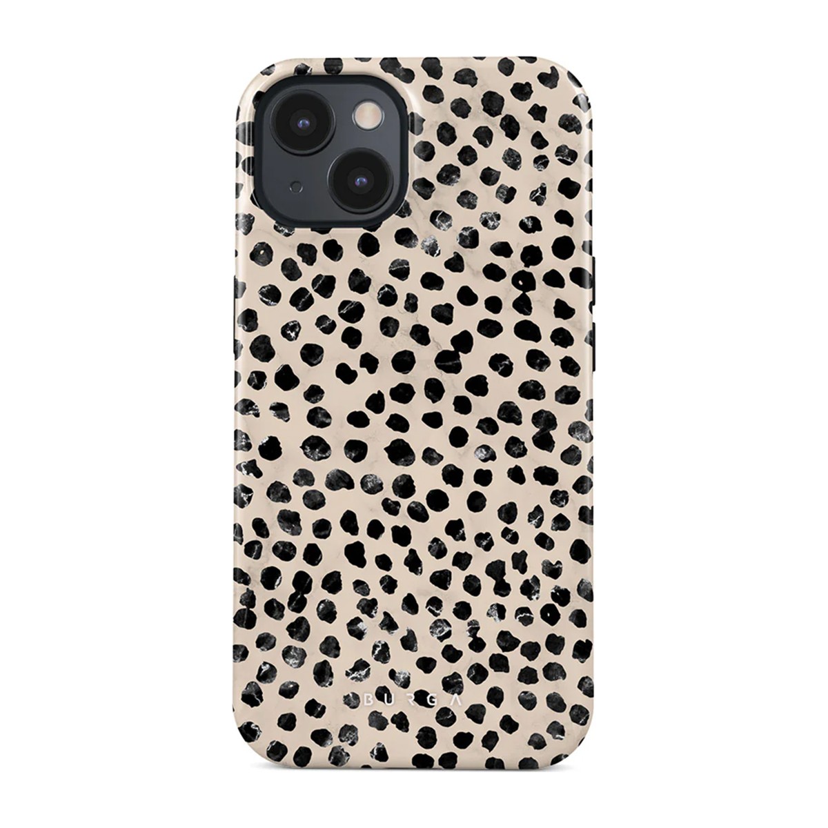 Coque iPhone 13 antichoc Burga Almond Latte beige rigide