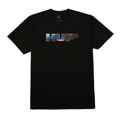 HUF FLIGHT PATH TEE BLACK