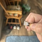 Estate Vintage Rhinestone Men’s Gold Tone Ring — photo 3