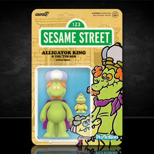 Alligator King 1:18 Scale Sesame Street 3.75" ReAction Action Figure Super7