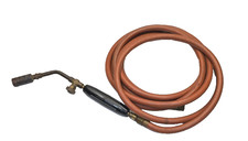 Vintage Ransome LP Gas Torch Head, Valve & 15' Hose Assembly - Made in USA 1950