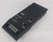 AEG H4349 AM FM LCD Travel Alarm Clock Radio