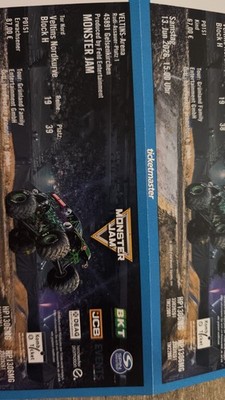 Tickets,MonsterJam