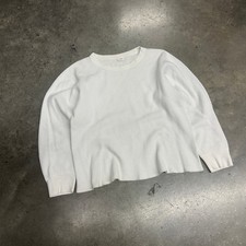 80s Artex Heavy Duty Cotton Cropped Thermal Boxy Workwear XL