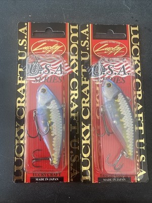 Lot Of 2 Lucky Craft Lv-max500 S MSGH Chartreuse Shad