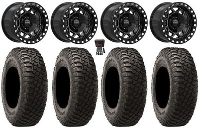 KMC Torx Beadlock 15'' Black +0mm 35'' BFG KM3 Tires CFMoto ZForce Z10 / Z10-4