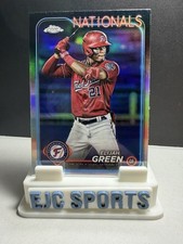 2024 Topps Pro Debut Chrome Refractor #66 Elijah Green Washington Nationals