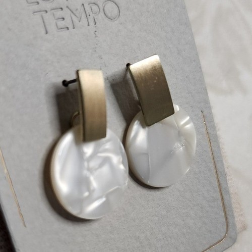 LOVER’S TEMPO JUPITER DROP EARRINGS Sterling Silver Posts 18K Gold Plated NEW - Picture 5 of 16