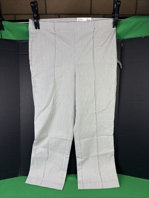 Rafaella Women's Crop Pintuck Pant Size 8 Peyote