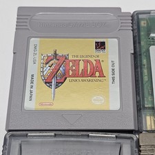 Gameboy Game Lot Of 4 Zelda Link's Awakening Yu-Gi-Oh Dark Duel Stories UNTESTED