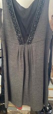 Women's Tory Burch Size 14 Gray Dress