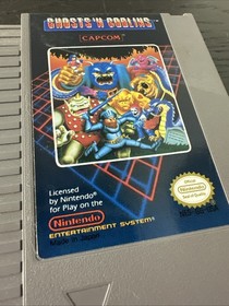 Ghosts 'N Goblins (Nintendo NES, 1986) VG Condition, Authentic, Tested Working