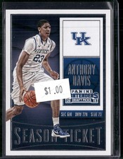 2015 Panini Contenders Draft Picks #9 Anthony Davis