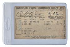 1926 Pennsylvania Ford Truck Registration Card Shanksville Pa Model Tt Auto Ephe 1926 Pennsylvania Ford Truck Registration Card Shanksville Pa Model Tt Auto Ephe